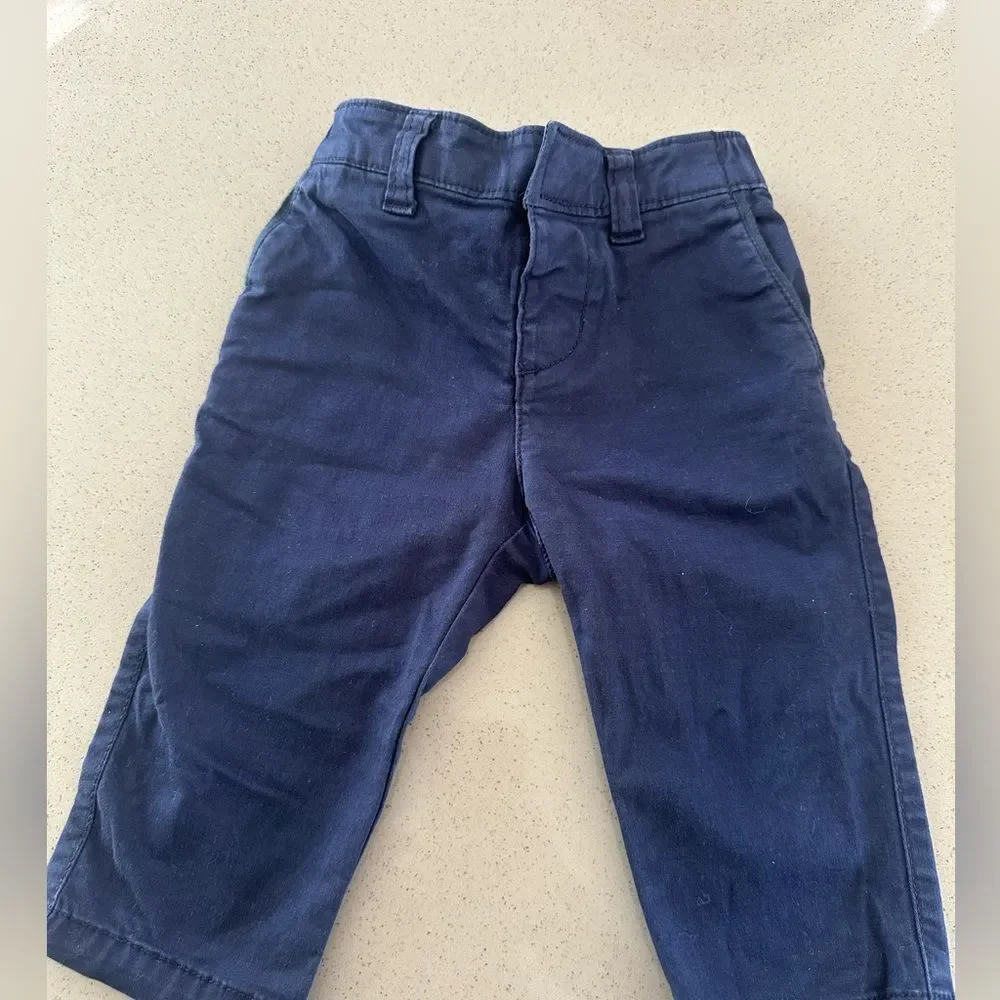 Baby Gap boys navy blue pants size 6-12 months